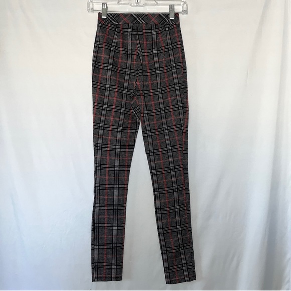 JOE B Plaid Legging Pants - Picture 3 of 4